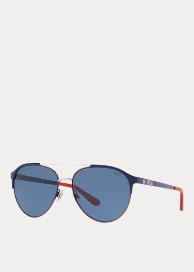 Men's Polo Ralph Lauren American Sport Sunglasses | 369178RZV